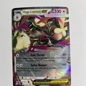 Pokemon Mega Lopunny ex Phantasmal Flames Double Rare • 084/094